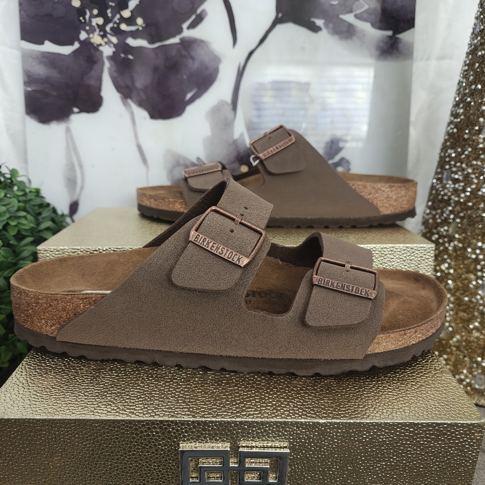 Birkenstock Chocolate Brown Slide Sandals